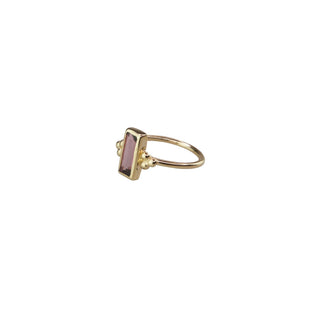 baguette pink tourmaline
