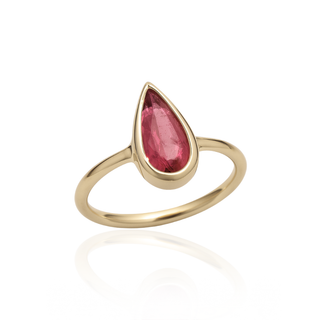 pink tourmaline ring