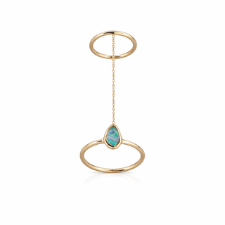 opal chain ring