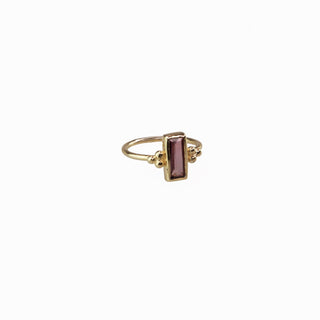 baguette pink tourmaline