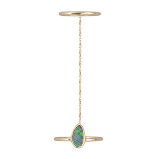 opal chain ring