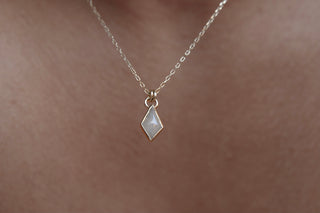 gray diamond necklace